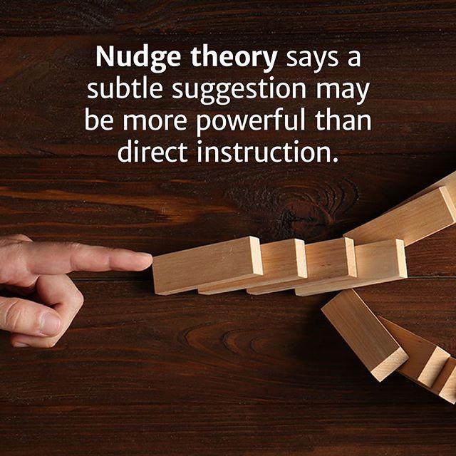 Did i invent nudge&nbsp;theory?